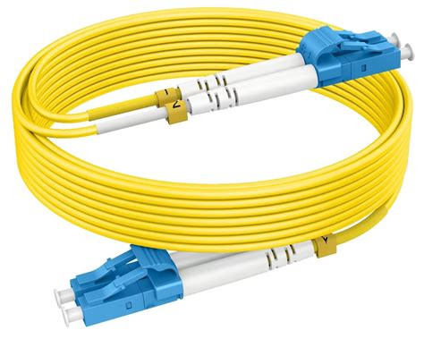 400ft122m Os2 Lc To Lc Single Mode Fiber Patch Cables Options 7inch~1000ft Os2 Fiber Lc To