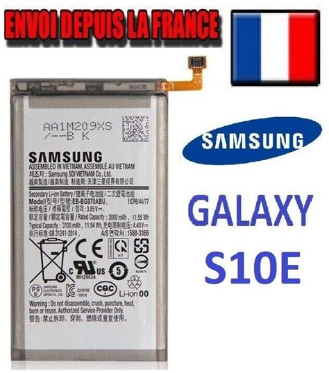 Batterie Originale Samsung Galaxy S10e Sm G970f Eb Bg970abuabe Battery Akku Ebay