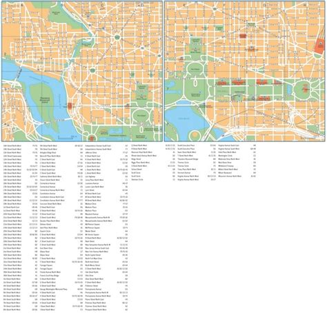 Washington, D.C. street map - Ontheworldmap.com