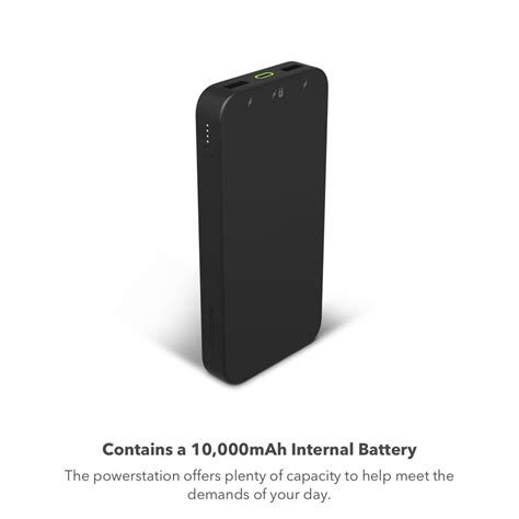 Mophie Power Bank Powerstation 10000 Mah Pd 20w Fast Charging Black