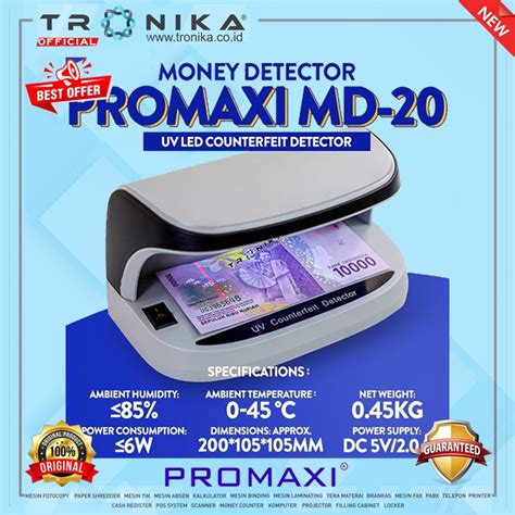 Jual MESIN PENDETEKSI UANG PALSU ECOMAC LED 50 ORIGINAL GARANSI