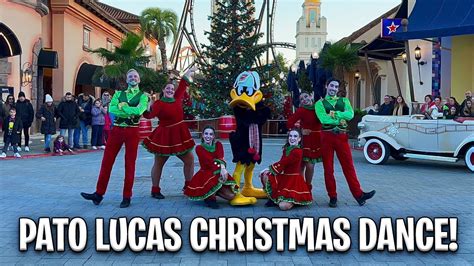 PATO LUCAS CHRISTMAS DANCE NAVIDAD PARQUE WARNER 2022 YouTube