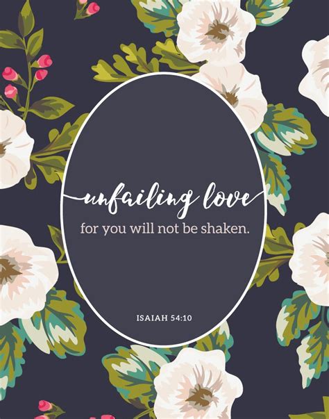 Unfailing Love Isaiah 54 10 Seeds Of Faith