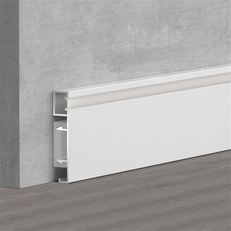 Surprecision LED Aluminium Baseboard Molding Trim Height 50mm Length ...