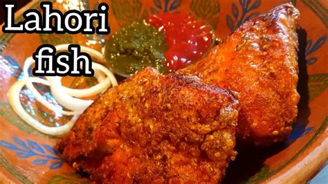 Lahori Fish Fry Fish Fry Recipe Rohu Fish I Spicy Fried Fish I By