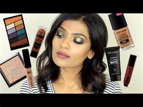 Wet N Wild One Brand Makeup Tutorial Gold And Green Halo Eye Using