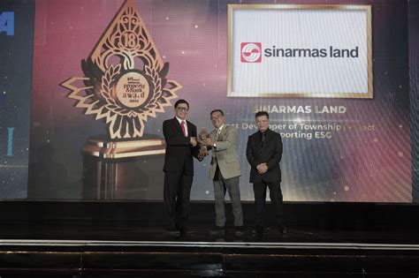 Sinar Mas Land Winning Best Developer Township Project Supporting Esg