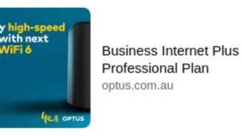 NBN Internet Plans For Business Optus Ad Bigdatr