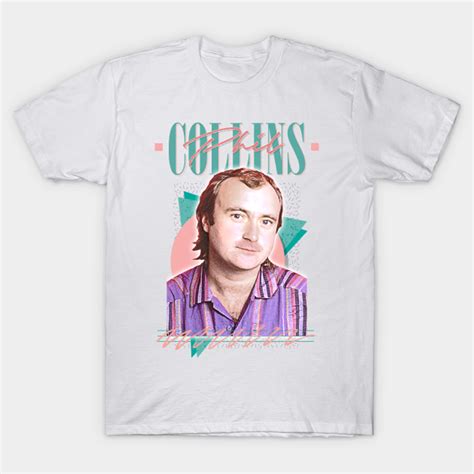 Phil Collins Retro 80s Aesthetic Fan Design Phil Collins T