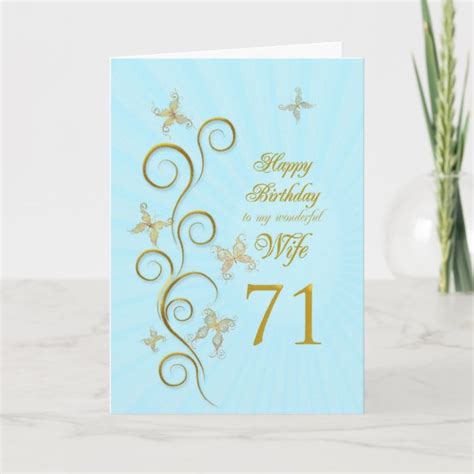 71st Birthday Cards | Zazzle CA