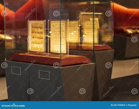 Dubai, UAE - 10.15.2022 - Shot of an Ancient Books on Display at Sheikh ...