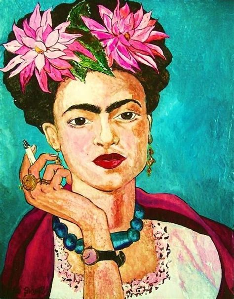 Pingl Par Gloria Brito Sur Pintura En Tela Frida Kahlo Peinture