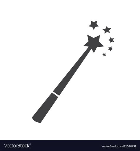 Magic Wand Icon Royalty Free Vector Image Vectorstock