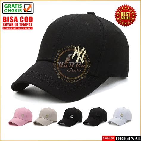 Jual Topi Pria Wanita Baseball Distro NY MLB Fashion Korea Casual