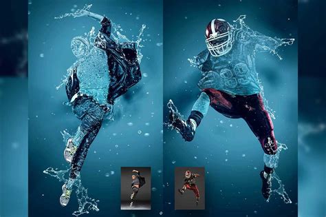 Water Splash Photoshop Action - Design Cuts