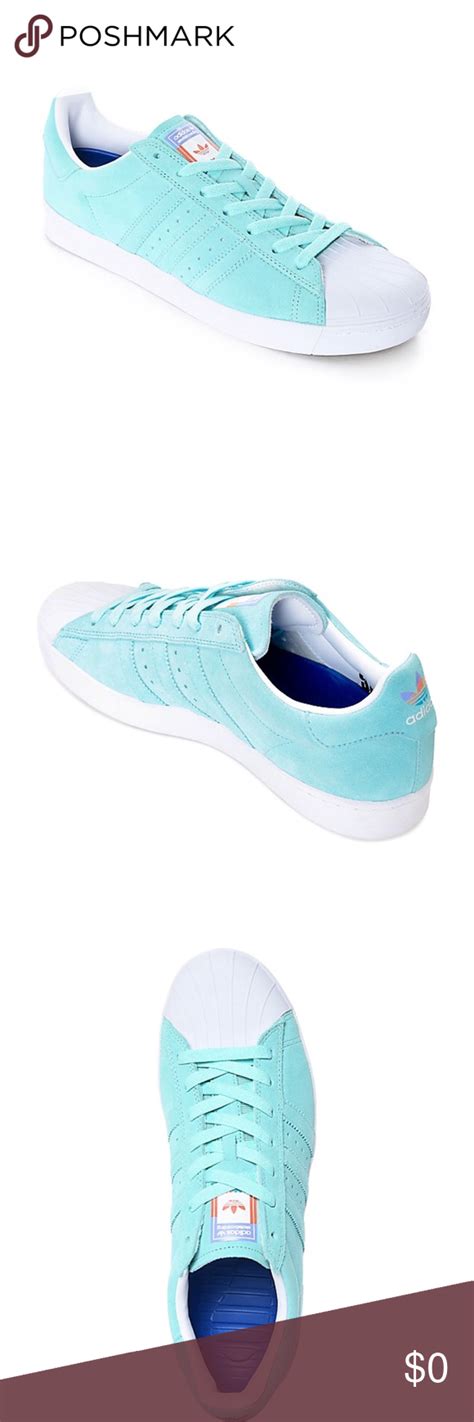 Adidas Superstar Pastel Blue Shoes Ready To Ship Same Or Next Business Day Mens 45 Womens 6