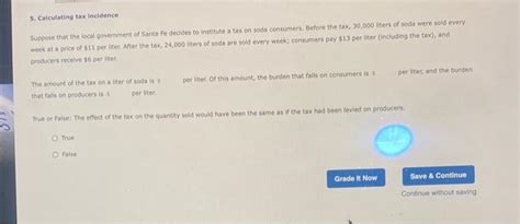 Solved Calculating Tax Incidence Suppose That The Local Chegg