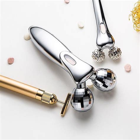 Electric Face Lift Tool 3d Roller Face Eye And Lip Massager 2 Pack Beauty And Personal Care