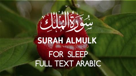 Surah Al Mulk سورة الملك Calming And Relaxing Quran Recitation Youtube