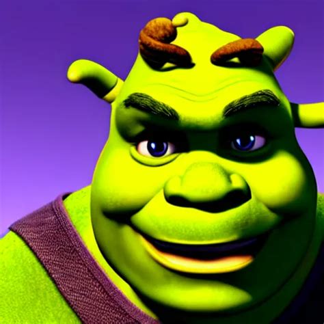 Shrek As Waluigi Highly Detailed Extremely High Stable Diffusion