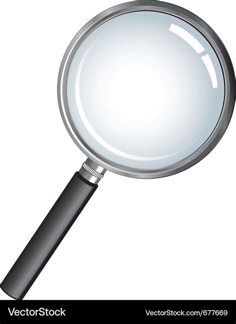 Magnifying glass Royalty Free Vector Image - VectorStock