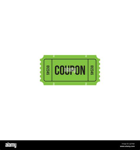 Coupon logo or icon design Stock Vector Image & Art - Alamy