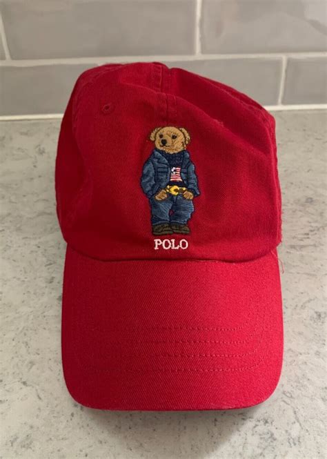 Polo Ralph Lauren Teddy Bear Logo Adjustable Baseball… - Gem