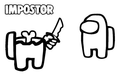 Impostor Da Tripula O Morto Para Colorir Imprimir E Desenhar Colorir Me