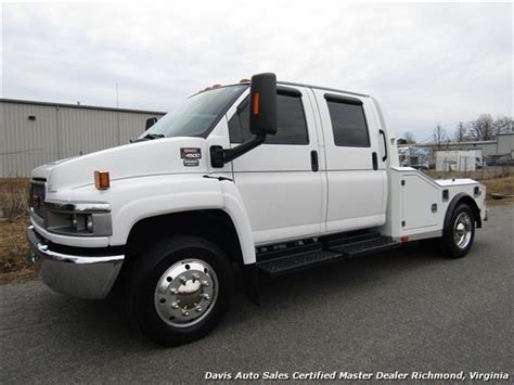 2005 Gmc Topkick C 4500 Kodiak Duramax Turbo Diesel Crew Cab Hauler Dually Hd