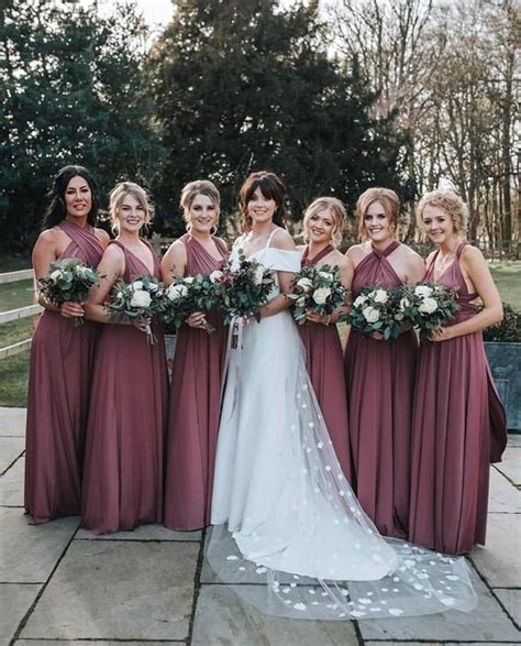 Mauve Pink Bridesmaid Dresses