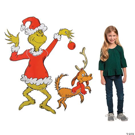 Giant Jointed Dr Seuss™ The Grinch Cutouts