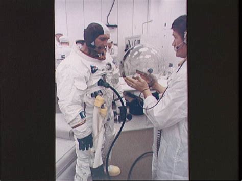 Astronaut Richard F Gordon Suits Up During Apollo 12 Prelaunch Countdown