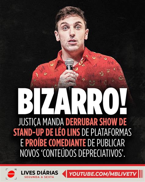 Mbl Movimento Brasil Livre On Twitter O Comediante L O Lins Foi