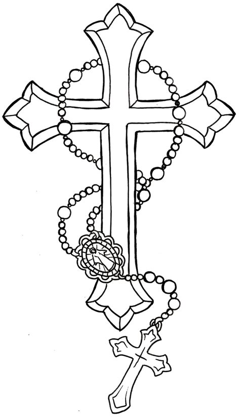 rosary beads outline clipart 20 free Cliparts | Download images on ...