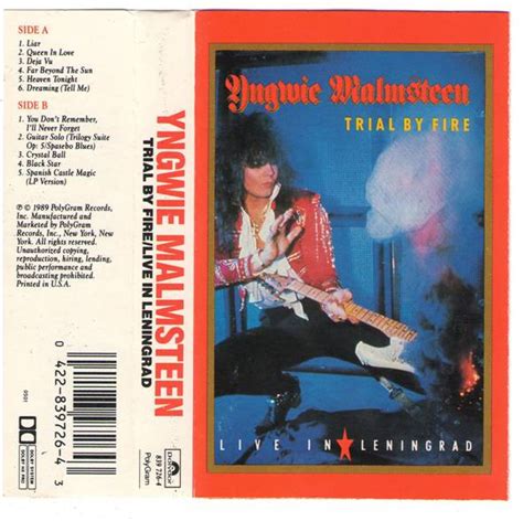 Yngwie Malmsteen Trial By Fire Live In Leningrad 1989 Dolby HX Pro