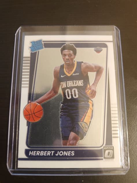 2021 22 Panini Donruss Optic Herbert Jones 157 Rated Rookie Pelicans