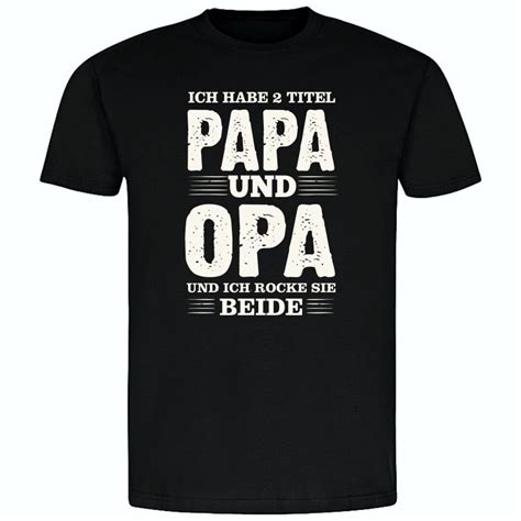 Opa Geschenk Geburtstag T Shirt Vatertagsgeschenk Opa Werdender Opa