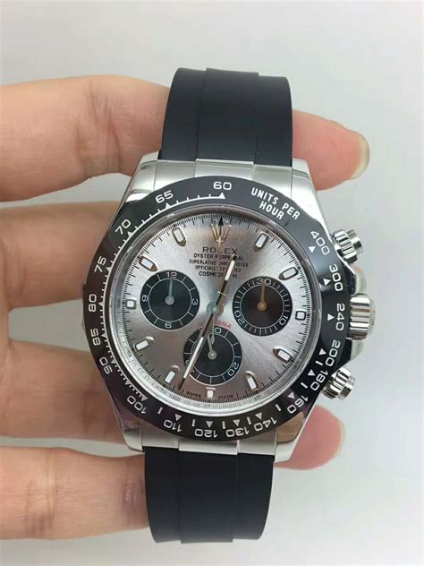 AR Factory Published Replica Rolex Silver Grey Daytona With 4130