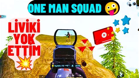 LİVİK HARİTASINI YOK ETTİM PUBG MOBİLE ONE MAN SQUAD GAMEPLAY YouTube