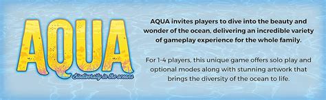 Aqua Board Game Art By Vincent Dutrait Fun Strategy Game For Adults