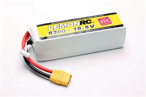 LiPo Battery LEMONRC 6300 18 5V 35C 125 95