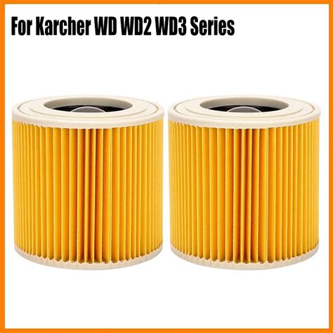 Filtro De Cartucho De Repuesto Para Aspiradora Karcher Wd Wd Wd Wd