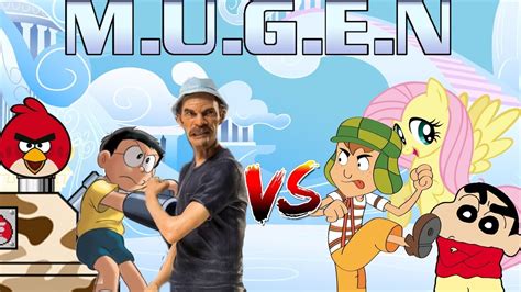 Mugen Battle 5 Don Ramon Nobita Nobi Angry Birds Tank Vs Chavo