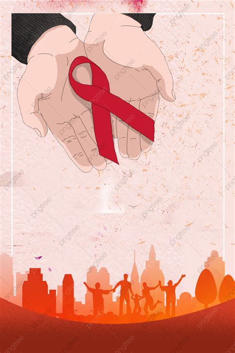 Aids Prevention Poster Background Material Wallpaper Image For Free