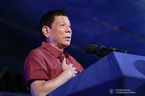 President Rodrigo Roa Duterte Delivers His Speech During The Partido