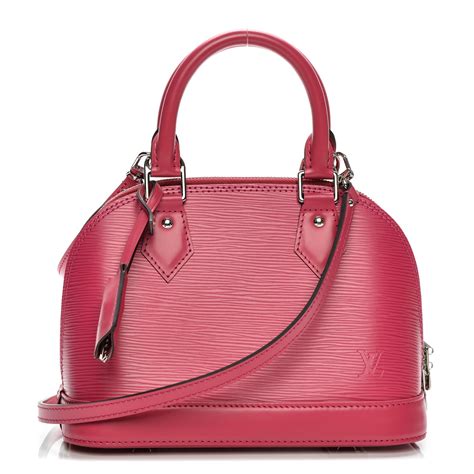 Louis Vuitton Epi Alma Bb Hot Pink