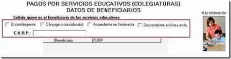 Deducir Los Pagos De Colegiaturas Este Para Mi Declaracion Anual