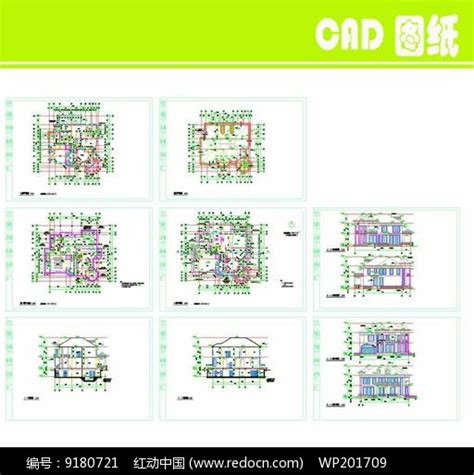 上海某别墅施工图图片下载红动中国