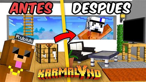 REDECORANDO LA CASA DE RUBIUS Karmaland V 24 YouTube