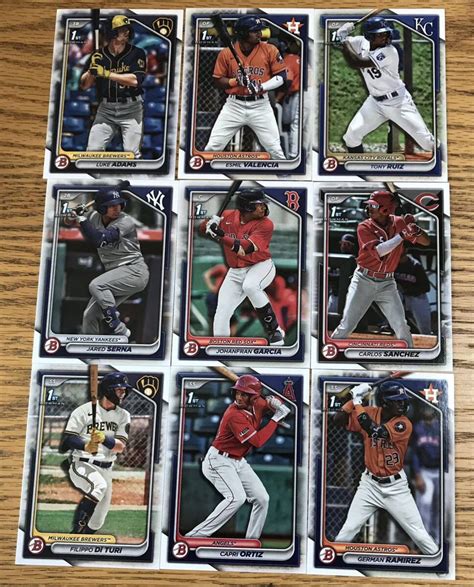 Yahoo オークション 2024 Topps bowman mlb mega box 88枚セット 1st